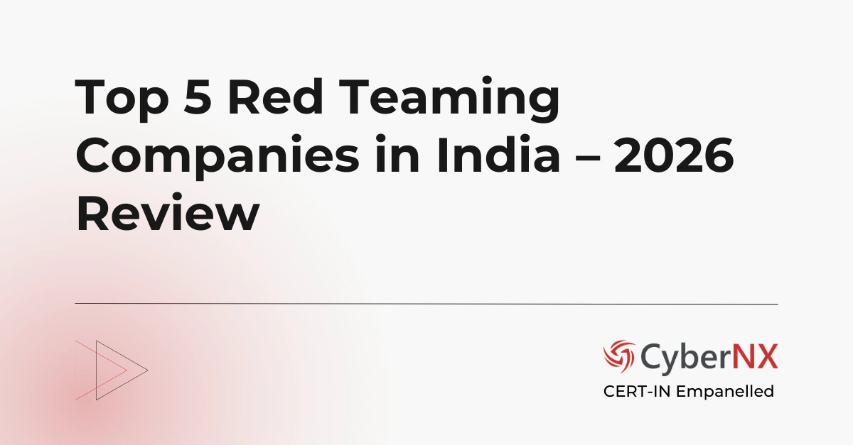 Red Teaming Companies India