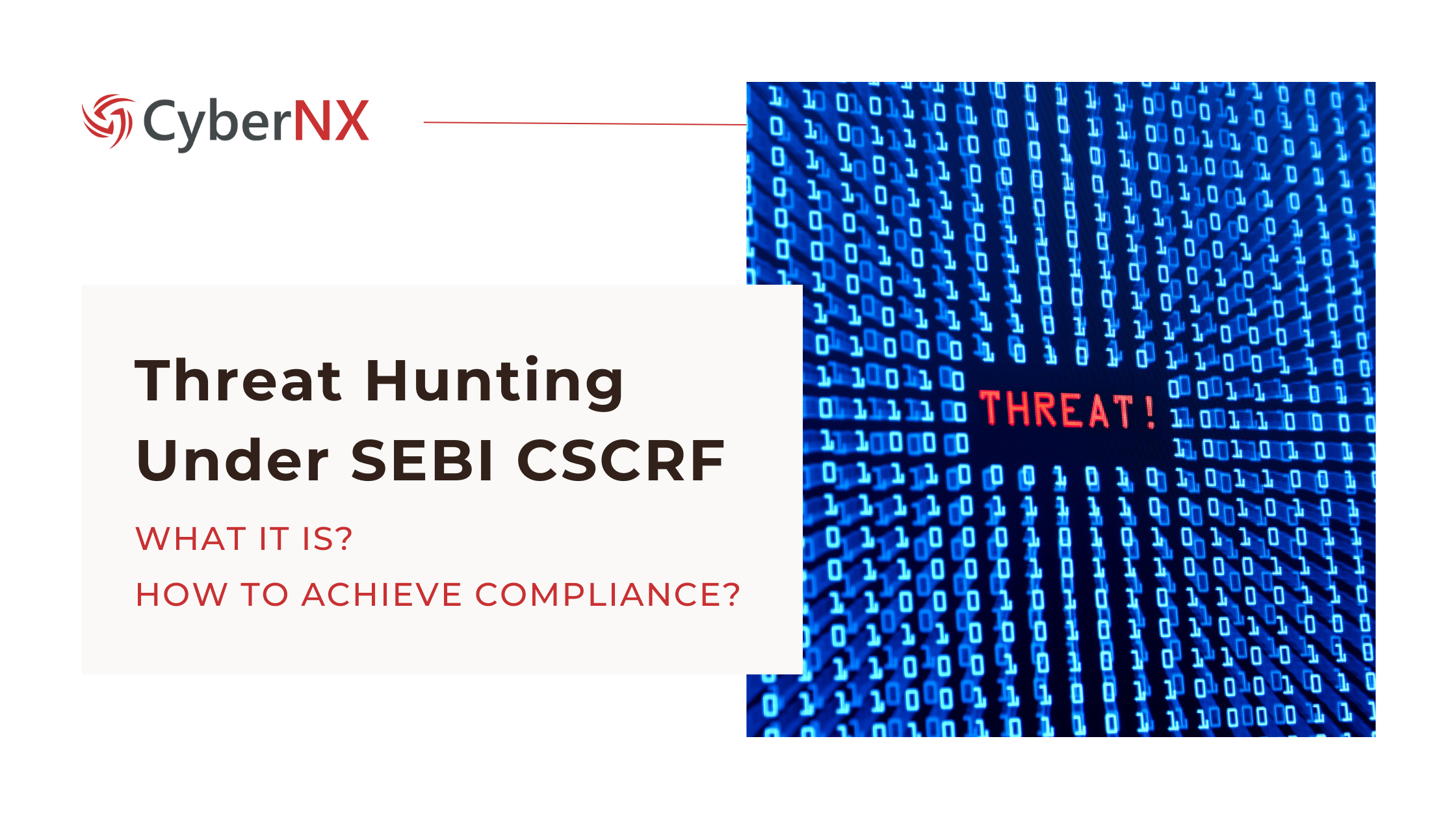 Threat Hunting under SEBI CSCRF