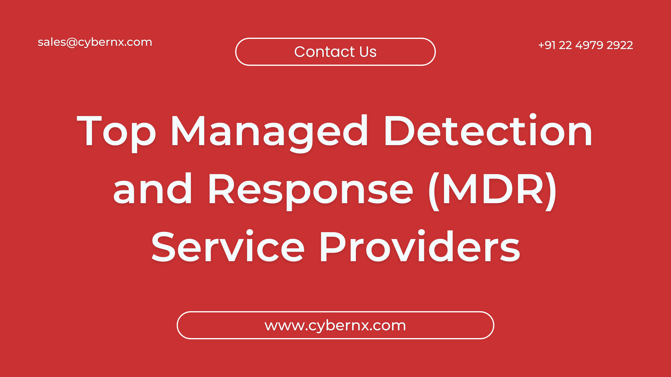 Top MDR Services: Trusted MDR Consulting & Service Provider