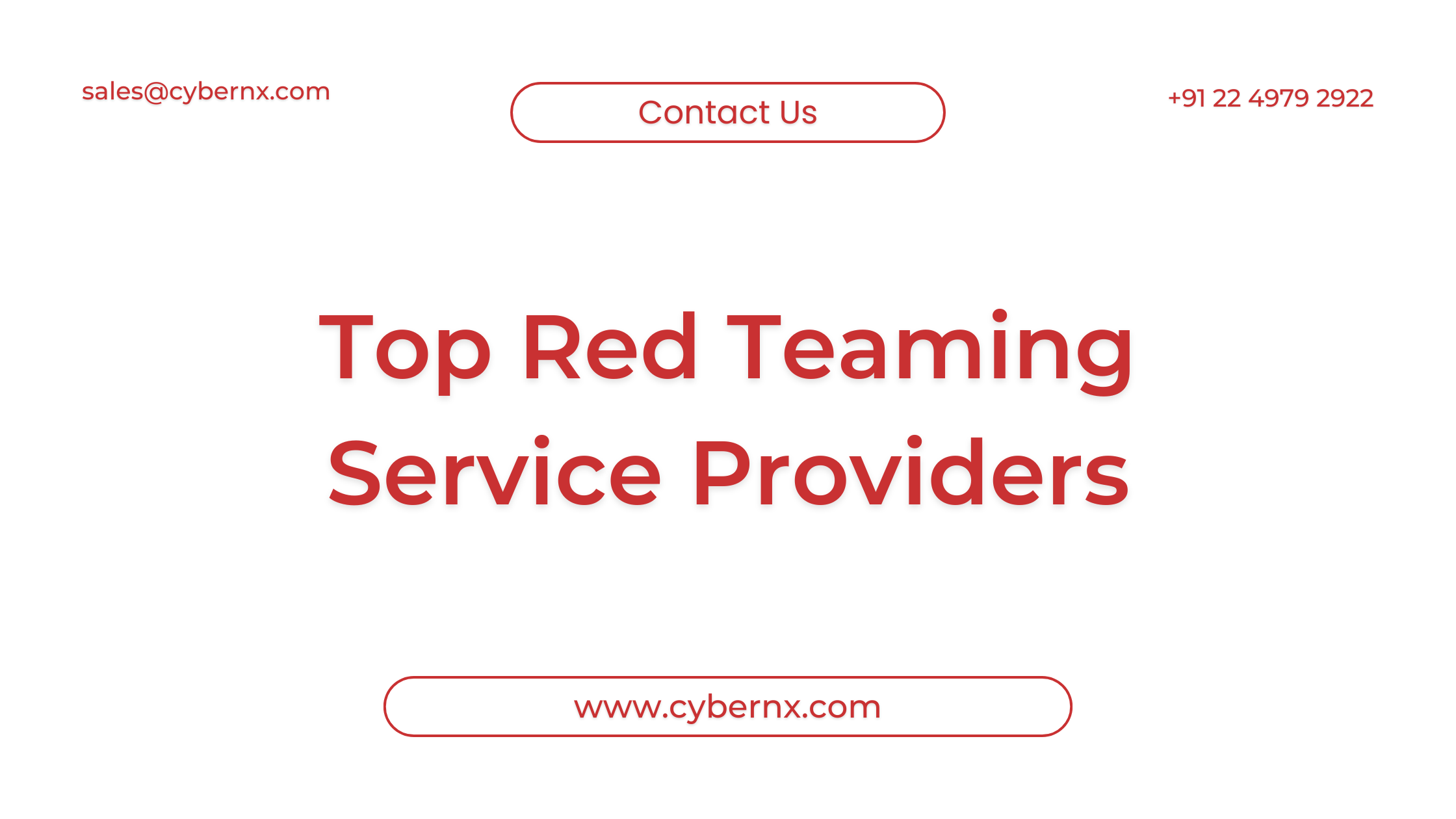 Red Teaming Service Providers
