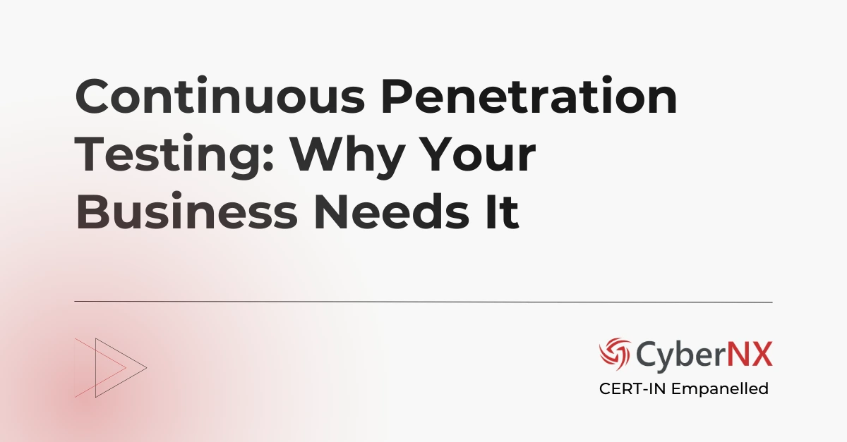 Continuous Penetration Testing