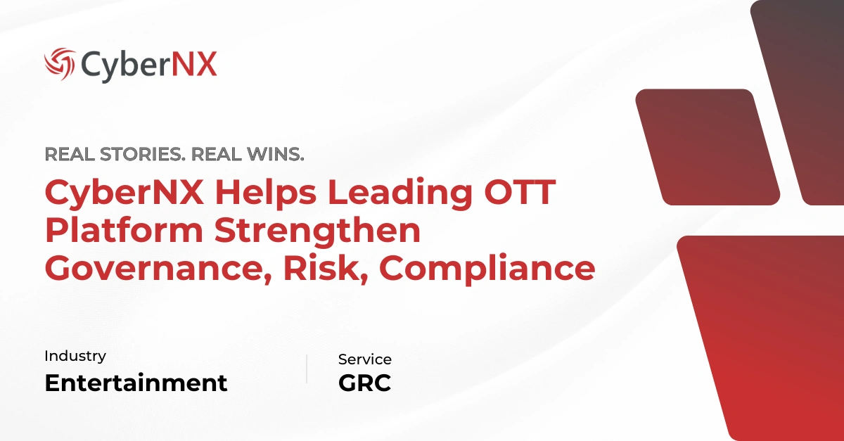 CyberNX GRC Services for the Entertainment Industry’s Cybersecurity