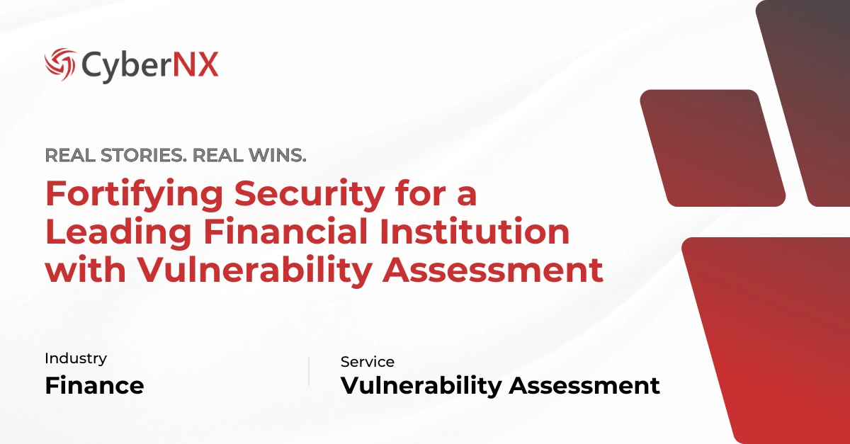 CyberNX Cybersecurity for Financial Institutions’ Protection