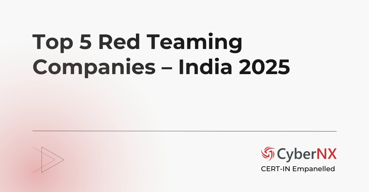 Red Teaming Companies India