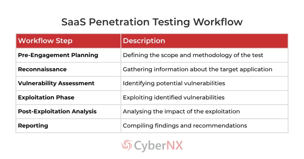 SaaS Penetration Testing Workflow