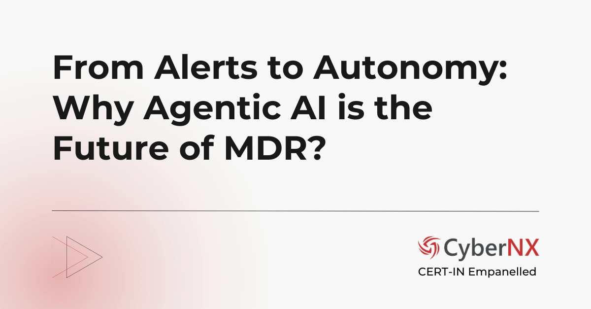 From Alerts to Autonomy: Why Agentic AI is the Future of MDR