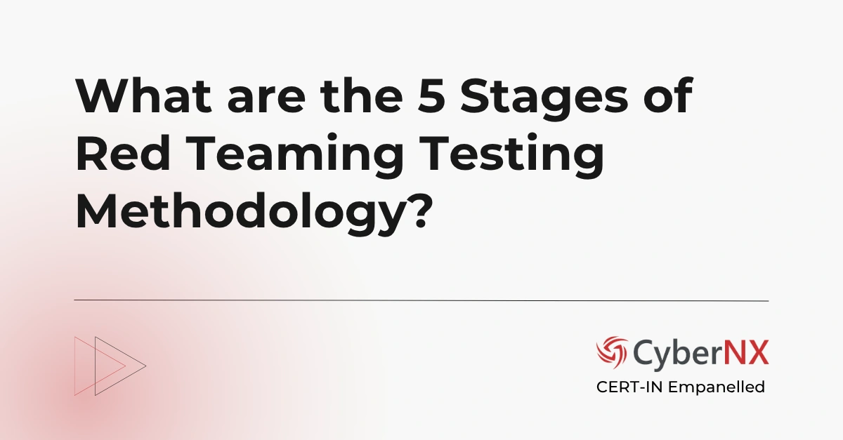 Inside the Red Teaming Testing Methodology: Understanding the Five Stages