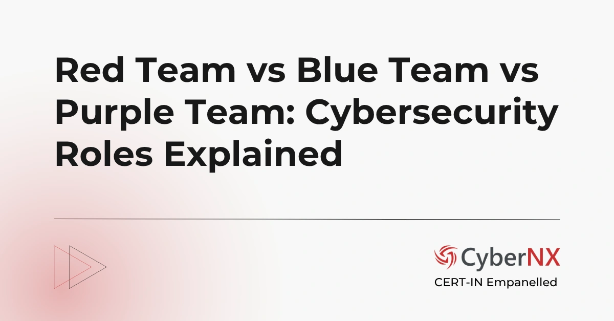 Red Team vs Blue Team vs Purple Team: Cybersecurity Triad That Builds Resilience
