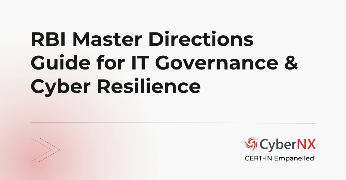 RBI Master Directions Guide for IT Governance & Cyber Resilience