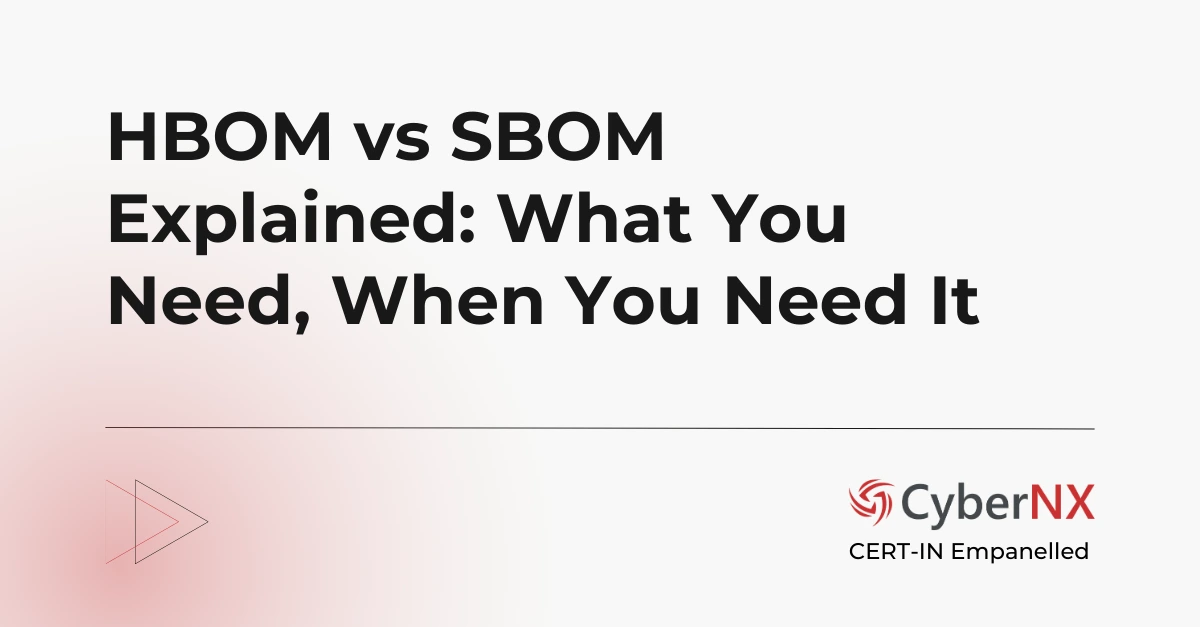 HBOM vs SBOM Explained: What You Need, When You Need It