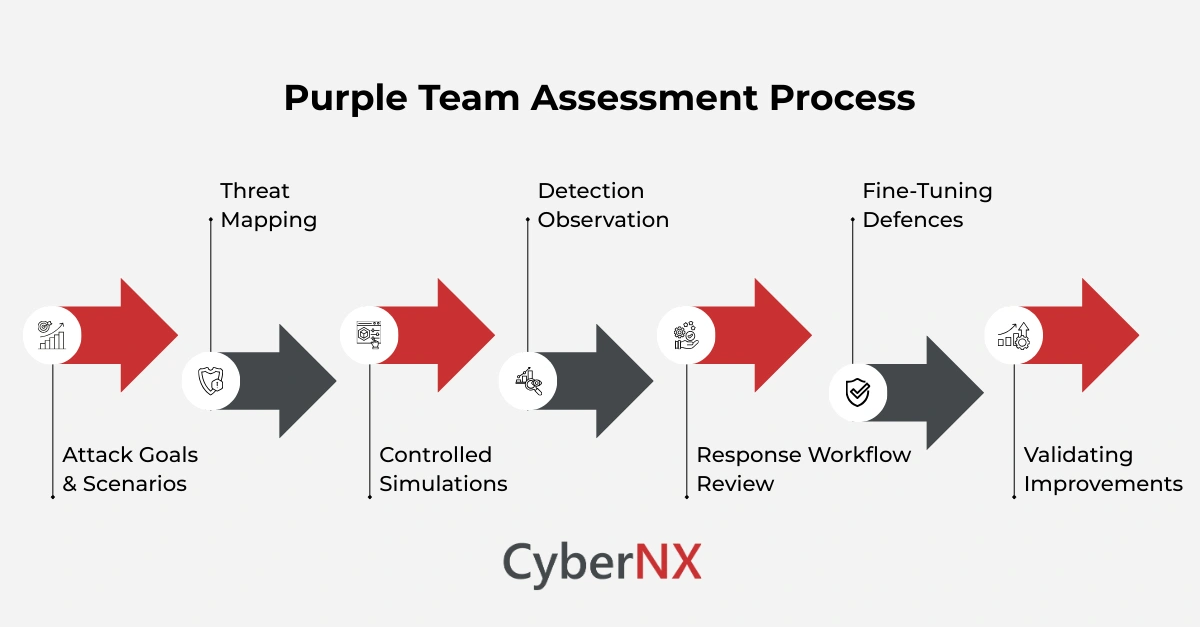 Introduction to steps in a purple team assessment process