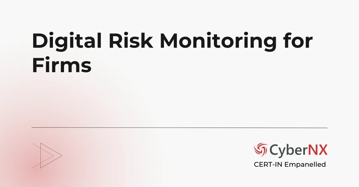 Digital Risk Monitoring for Firms