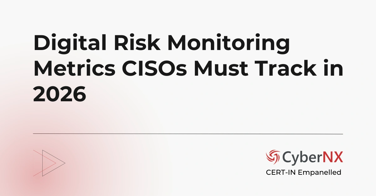 Digital Risk Monitoring Metrics CISOs Must Track in 2026