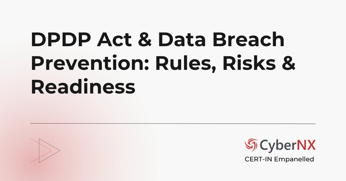 DPDP Act & Data Breach Prevention: Rules, Risks & Readiness