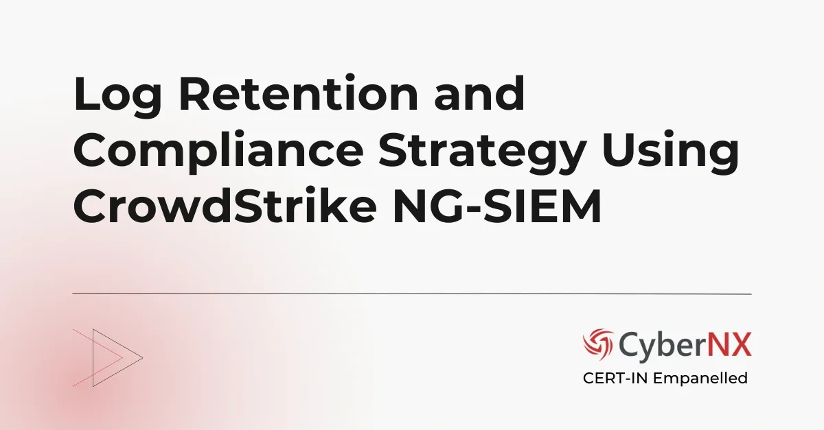 Log retention and compliance best practices using CrowdStrike NG-SIEM