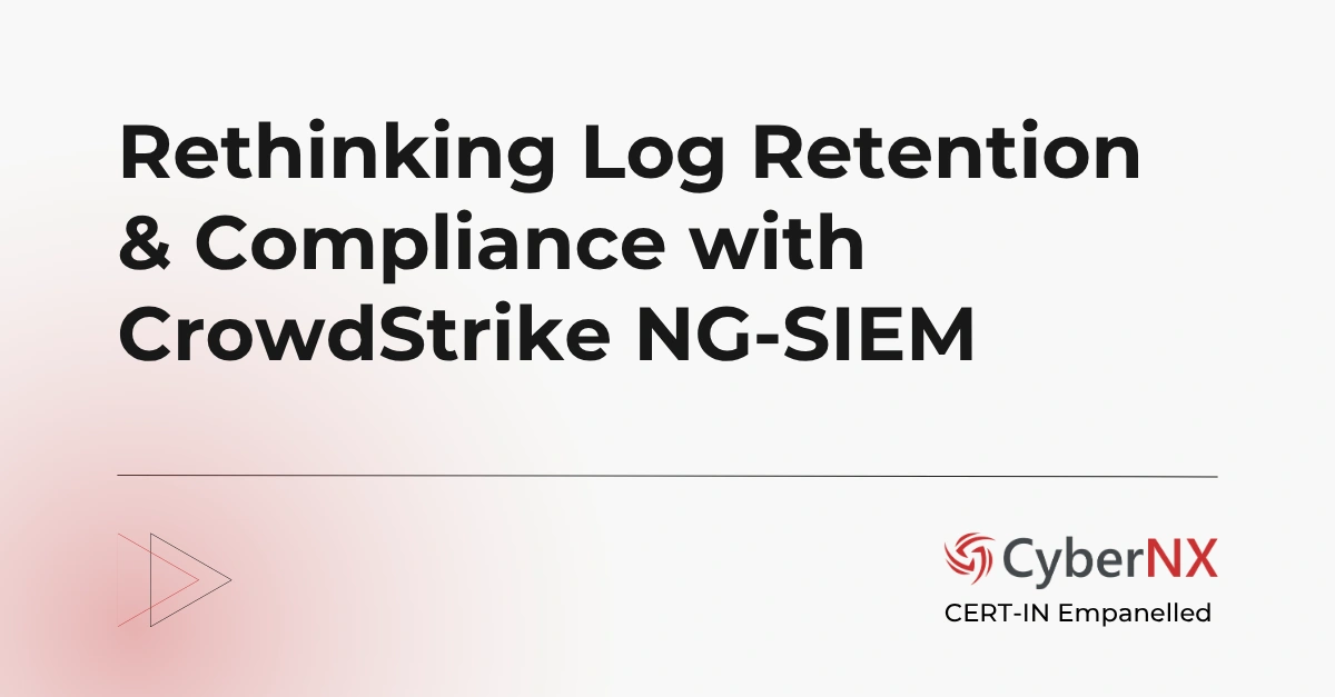 Rethinking Log Retention & Compliance with CrowdStrike NG-SIEM