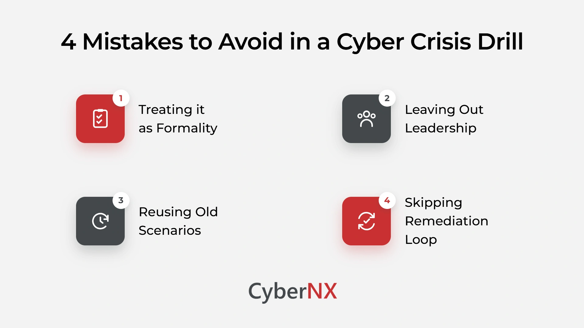 4 Mistakes to Avoid in a Cyber Crisis Drill