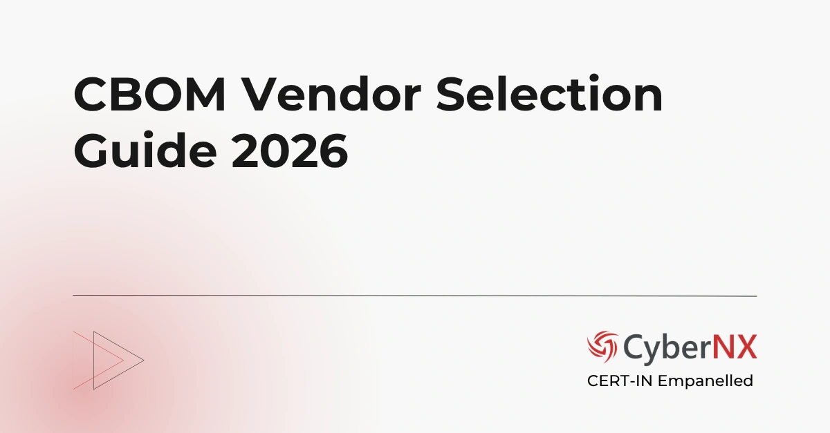 CBOM Vendor Selection Guide 2026