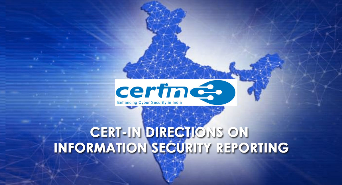 CERT-IN Directions on Information Security Reporting